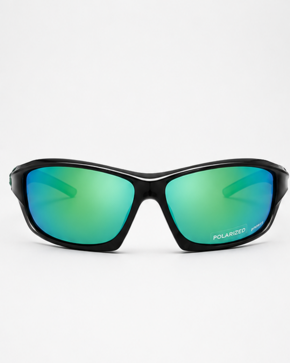 Front view of the Bal Harbour Polarized Sunglasses showing the full rim frame and polarized lens