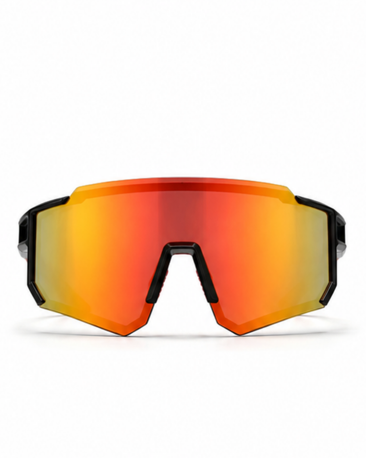 Front view of the Edgewater showing the full-rim wrap frame and single wide shield lens