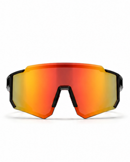 Front view of the Edgewater showing the full-rim wrap frame and single wide shield lens