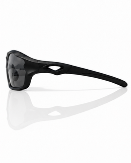 Coral Gables adjustable sunglasses side view showing the vented temple arm and curved tip