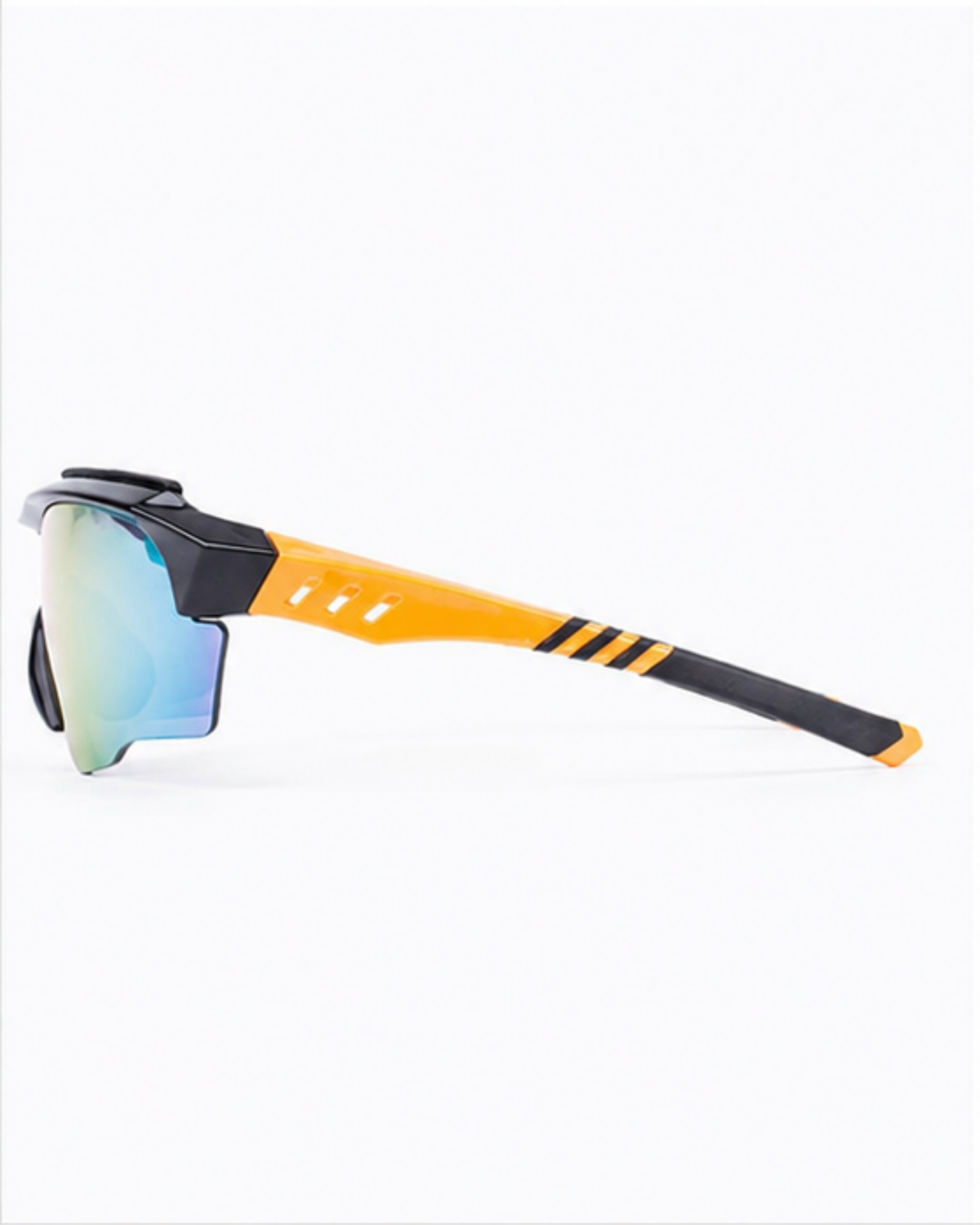 Side view of the Coconut Grove TR90 temple arm with grip ridges and rubber tip