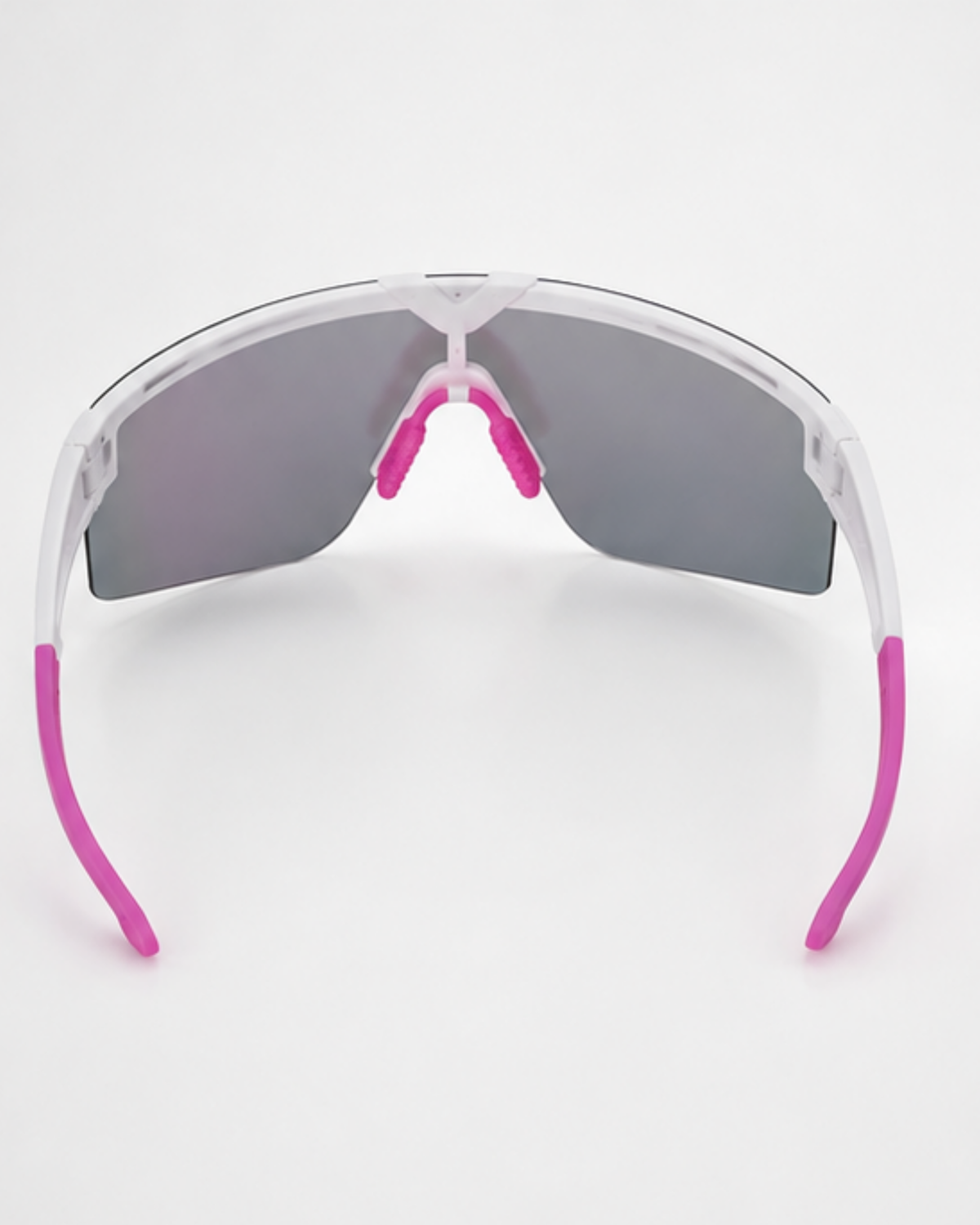 Rear view of Surfside light-adaptive sunglasses showing the ribbed non-slip bridge and rubber temple tips