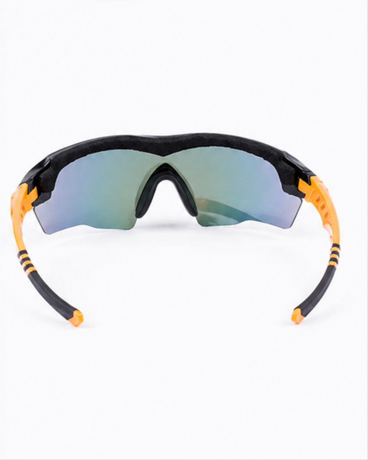 Rear view of the Coconut Grove frame showing the moulded nose bridge and open lower lens edge