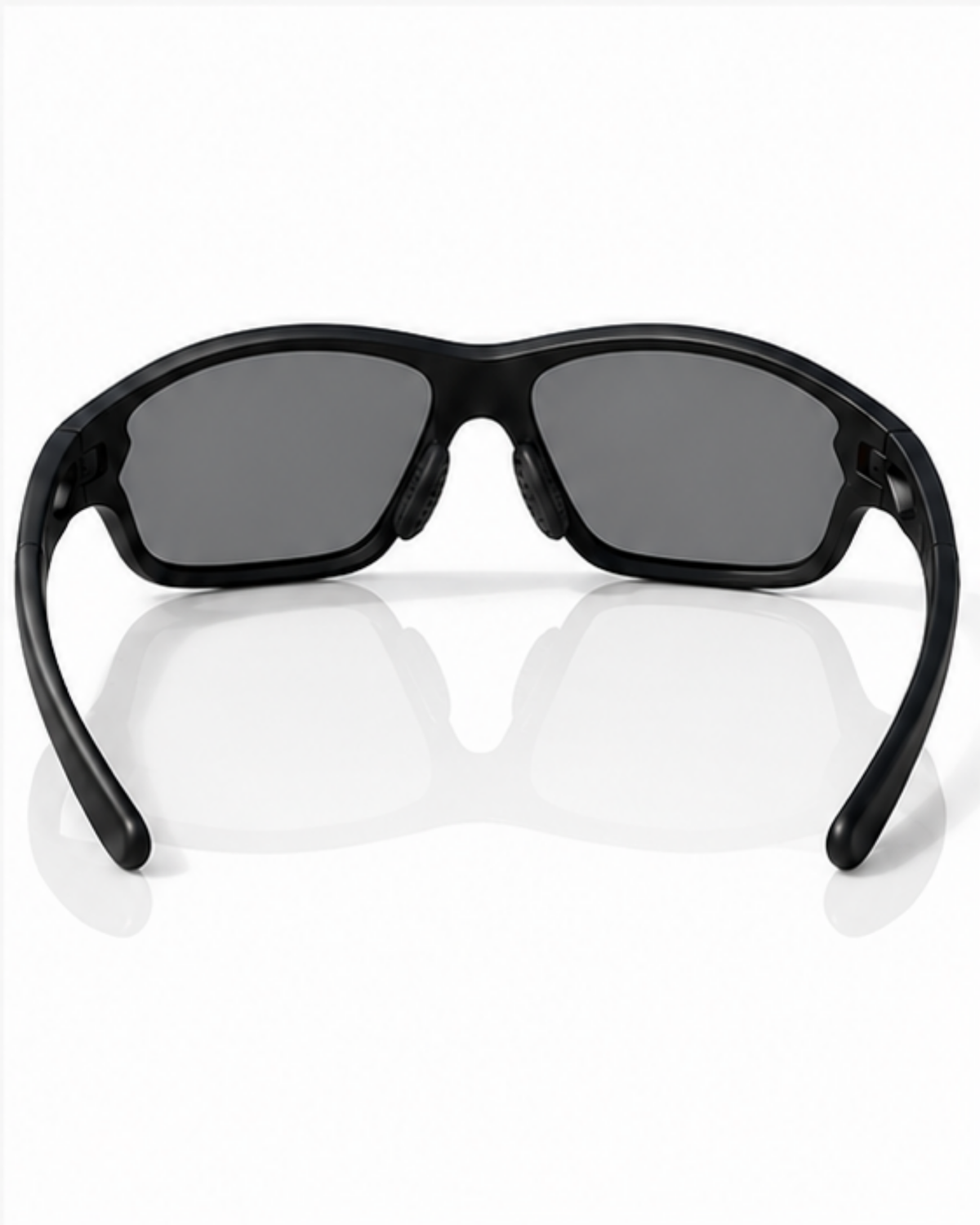Rear view of Coral Gables sunglasses showing the two independently adjustable nose pads